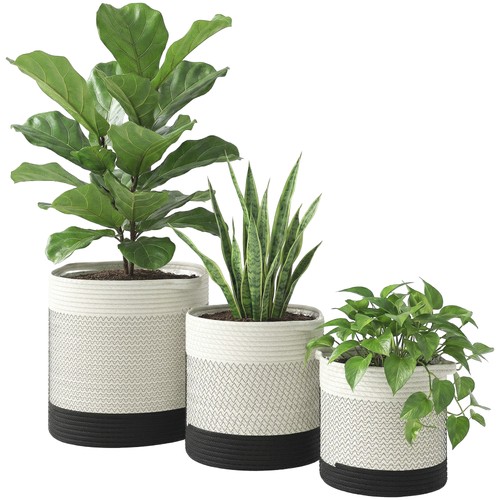 Outsunny plant pots handwoven - outsunny,