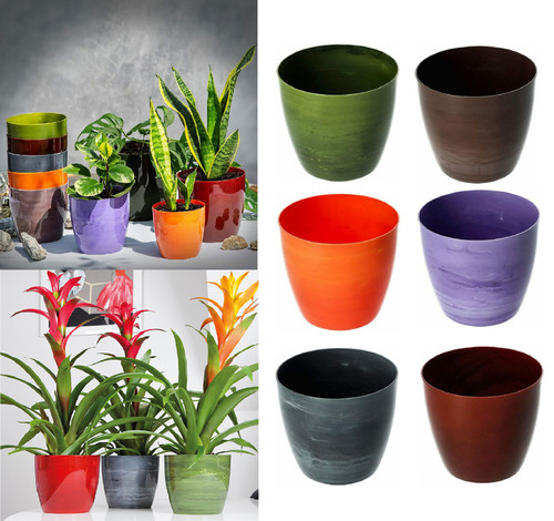 Flower pots colours sizes - flower, 6
