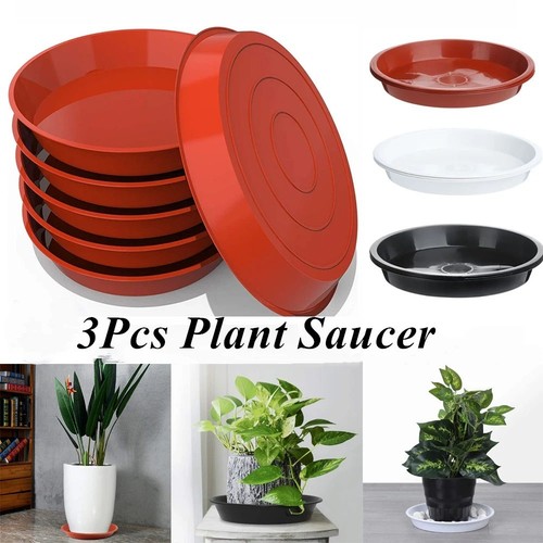 Plant pot saucers round - 3x,