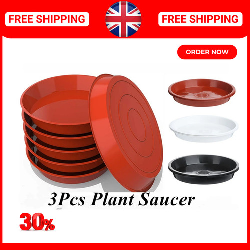 Plant pot saucers round - 3x,