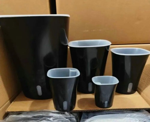 Glossy black self - black, watering