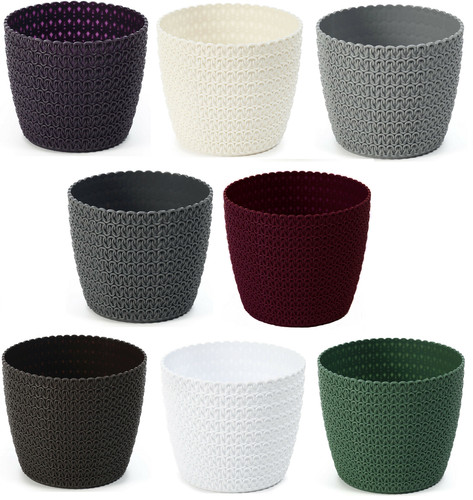 Round plant pot - plant, covers