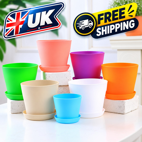 Plant flower pot plastic - plastic, 9