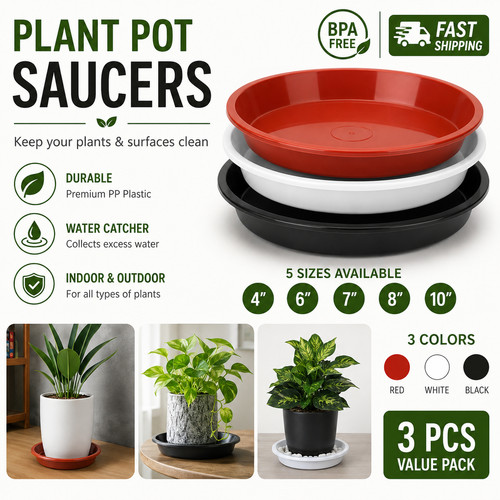 Plant pot saucers - plant, |