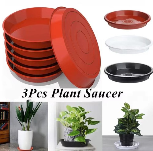 Plant pot saucers round - 3x,