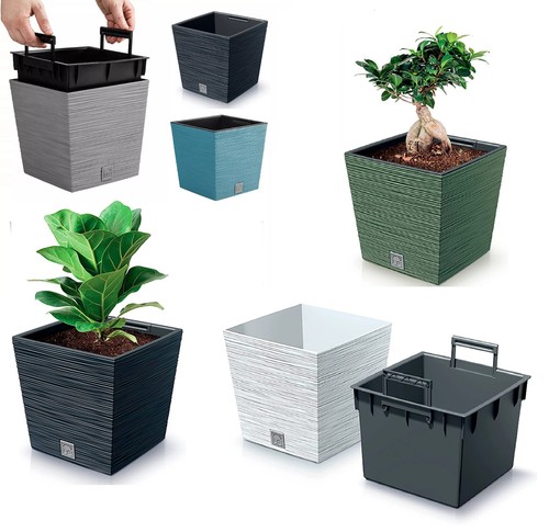 Plant pot square - plant, plastic